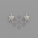 Turtle Studs - Golden Stella