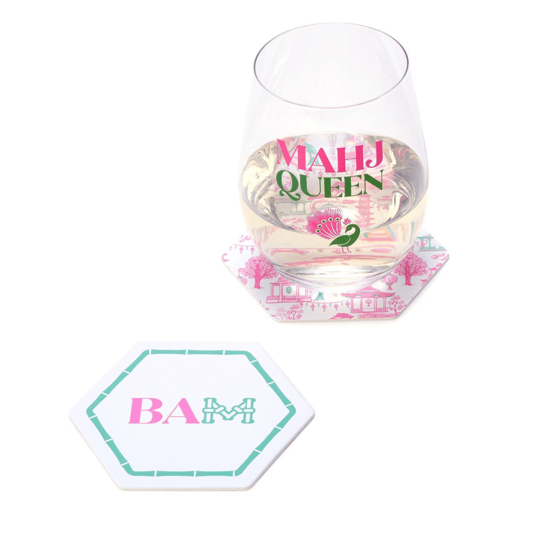 Two's Company Let's Mahj Coasters - Two's Company