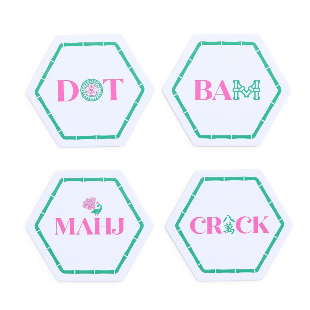 Two's Company Let's Mahj Coasters - Two's Company