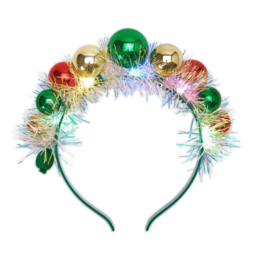 Two's Company Light Up Baubles Headband - Two's Company