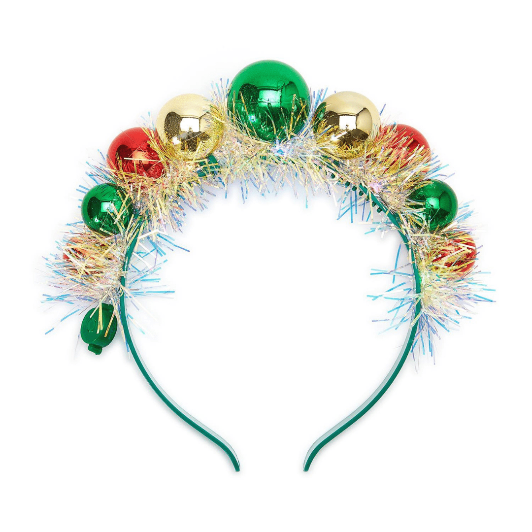 Two's Company Light Up Baubles Headband - Two's Company