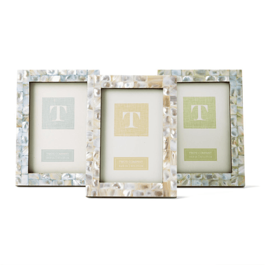 Two's Company Pearly Hues MOP Tile Frame - Two's Company