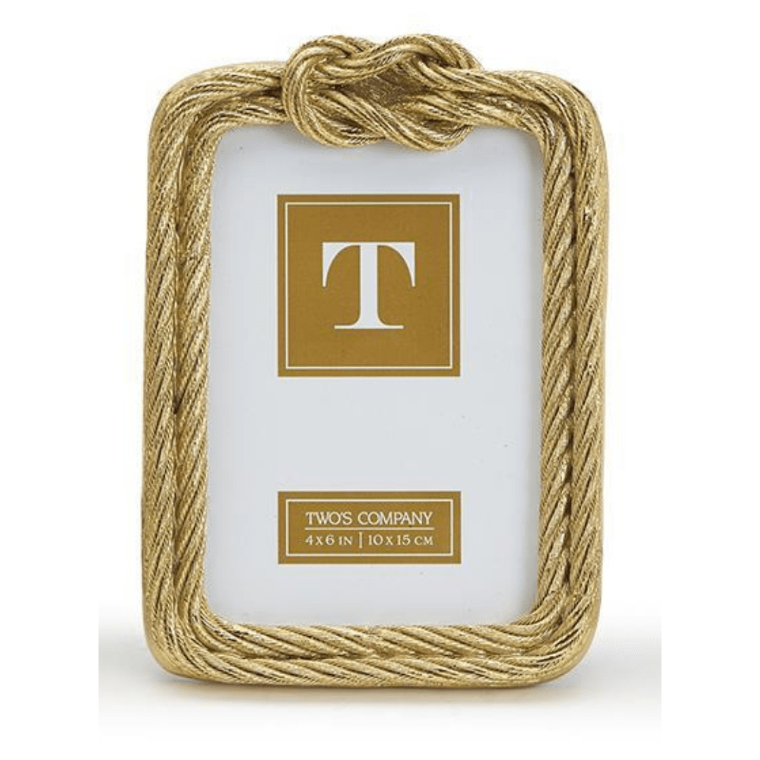 Two's Company Top Knot Rope Frame - Two's Company