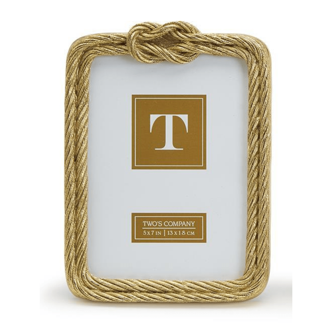 Two's Company Top Knot Rope Frame - Two's Company