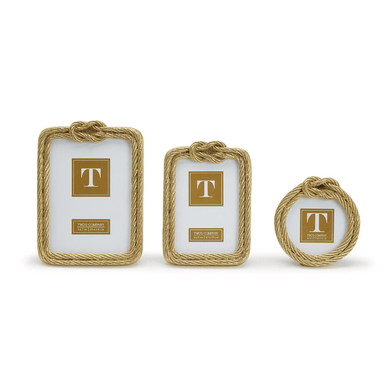 Two's Company Top Knot Rope Frame - Two's Company