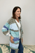 Very Moda Bubble Sleeves Knit Cardigan - Blue Mint - Very Moda