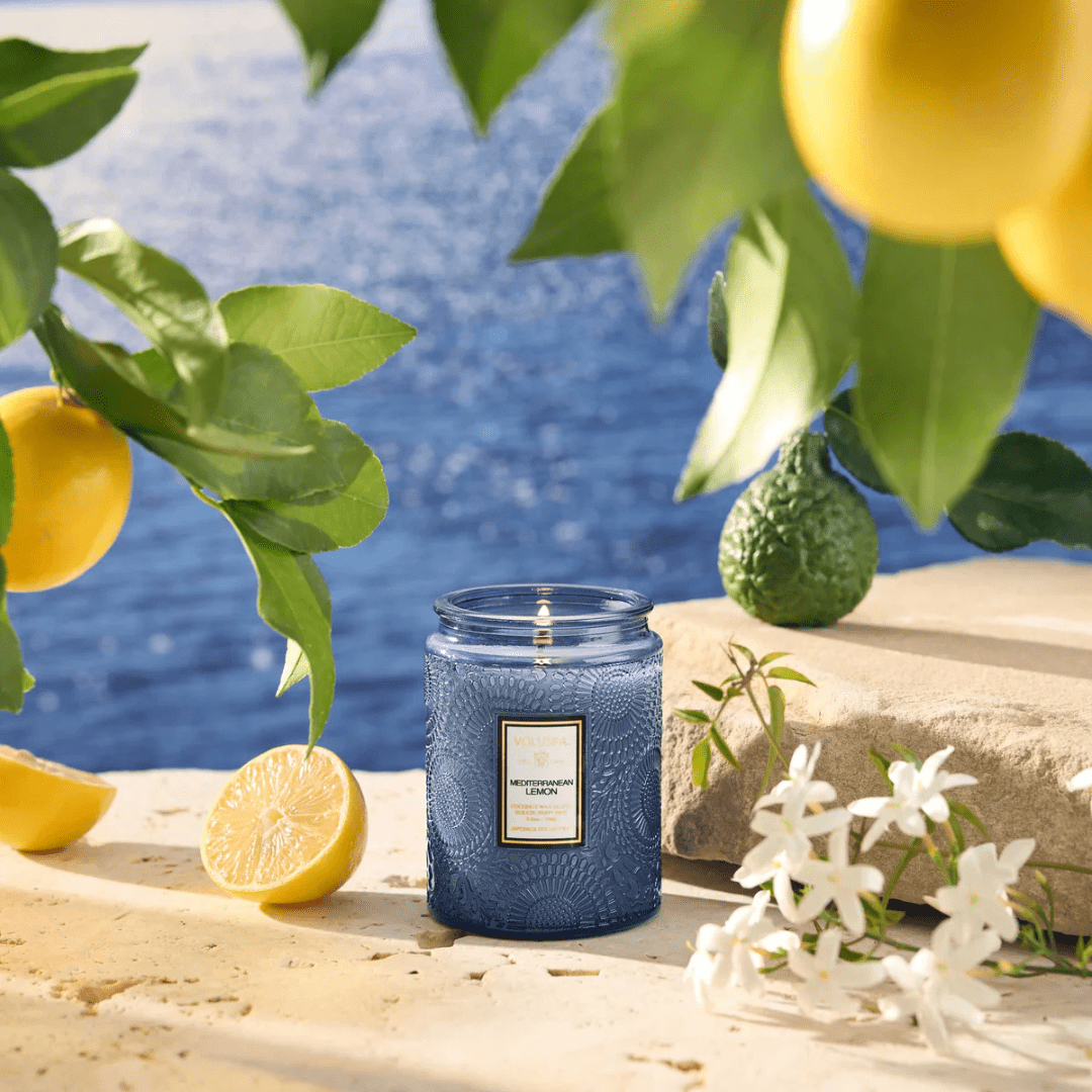 Voluspa Mediterranean Lemon 5.5oz Candle - Small Jar - Voluspa