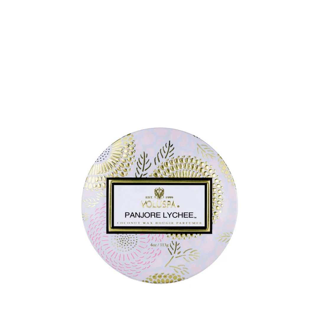Voluspa Mini Tin Candle - Panjore Lychee - Voluspa