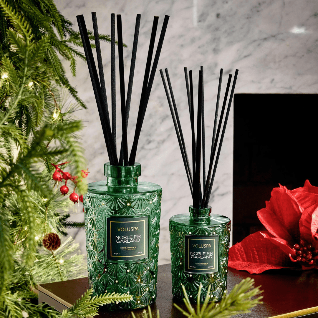 Voluspa Noble Fir Garland Reed Diffuser - Voluspa