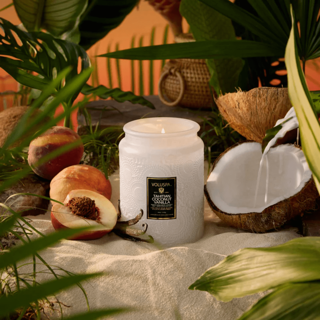 Voluspa Tahitian Coconut Vanilla - Large Jar - Voluspa