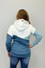 Wanakome Roxy Colorblock Hoodie - Indigo Fade Mix - Wanakome