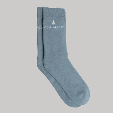 Wanakome Solid Logo Socks - Olive Haze - Wanakome