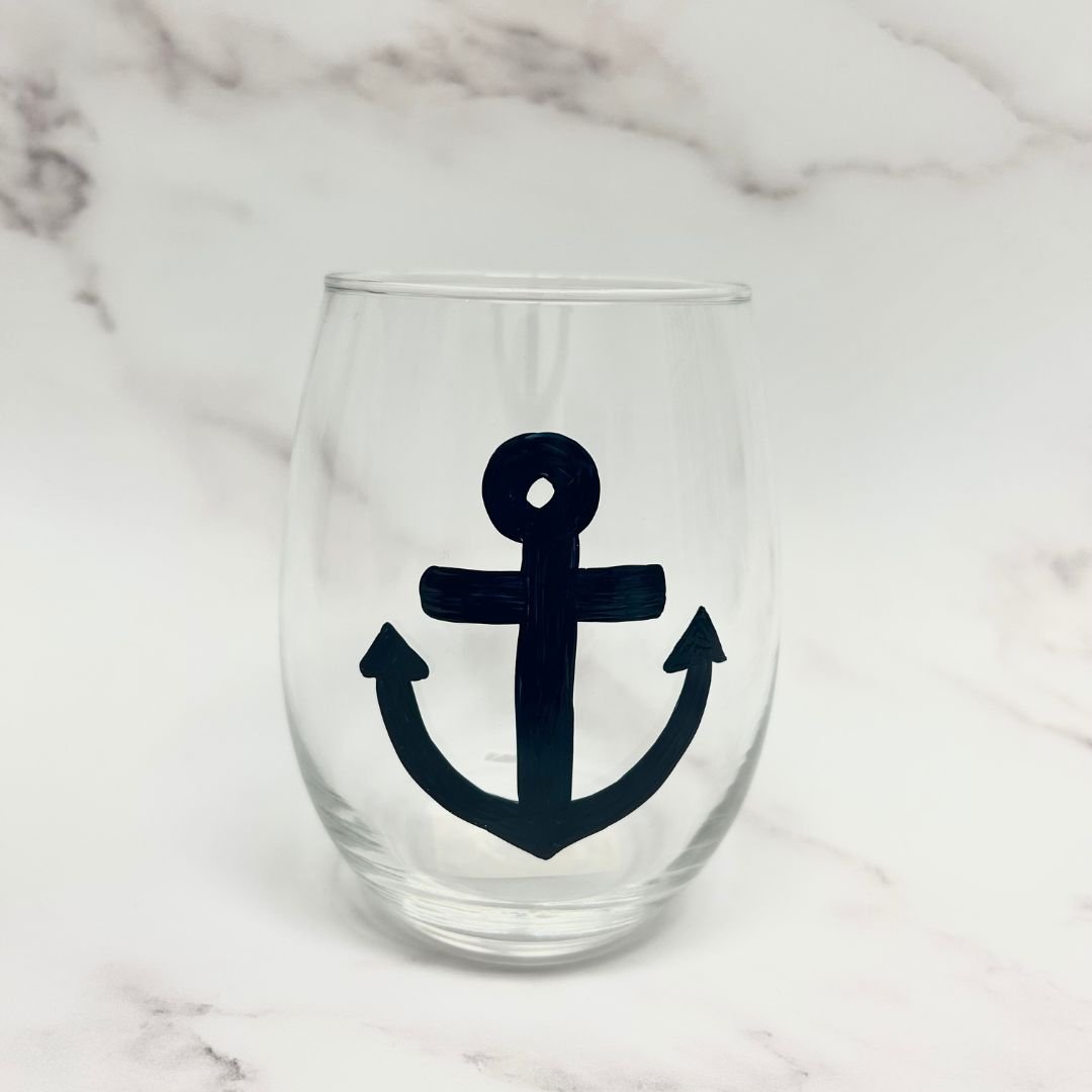 Wine by Design Hand - painted Stemless Glass - Wine By Design