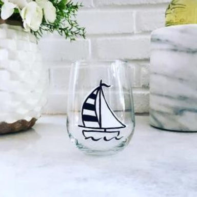 Wine by Design Hand - painted Stemless Glass - Wine By Design