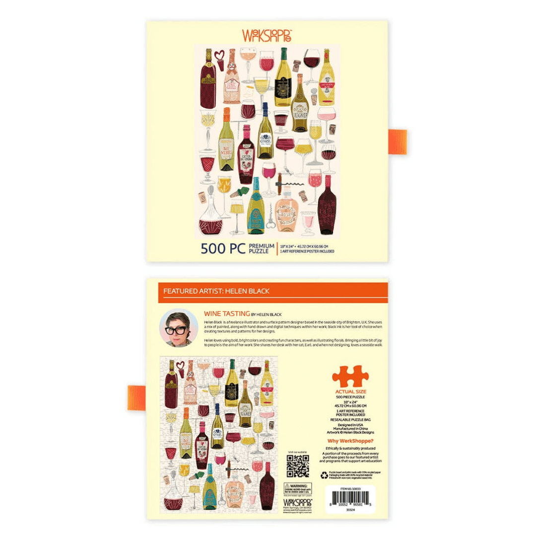 Wine Tasting - Jigsaw Puzzle - WerkShoppe