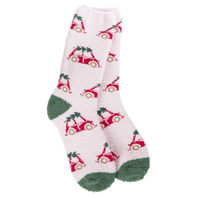 World's Softest Holiday Cozy Crew Socks - Holiday Bug - World's Softest