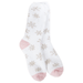 World's Softest Winter Shimmer Crew Socks - White - World's Softest