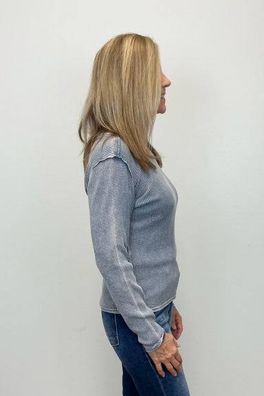 Z Supply Arlet Mini Thermal Top - Storm Cloud - Z Supply