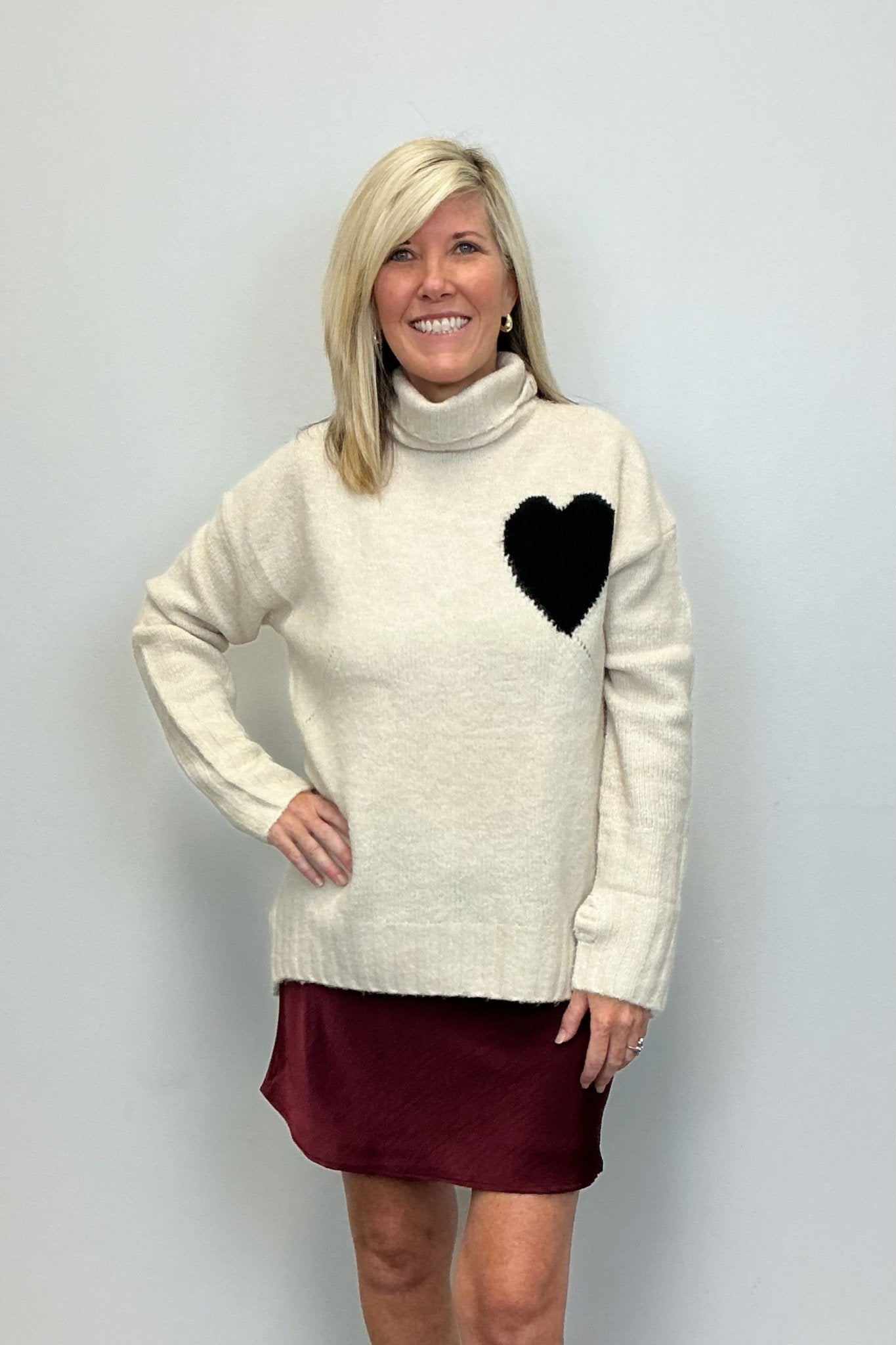 Z Supply Chablis Satin Mini Skirt - Merlot - Z Supply