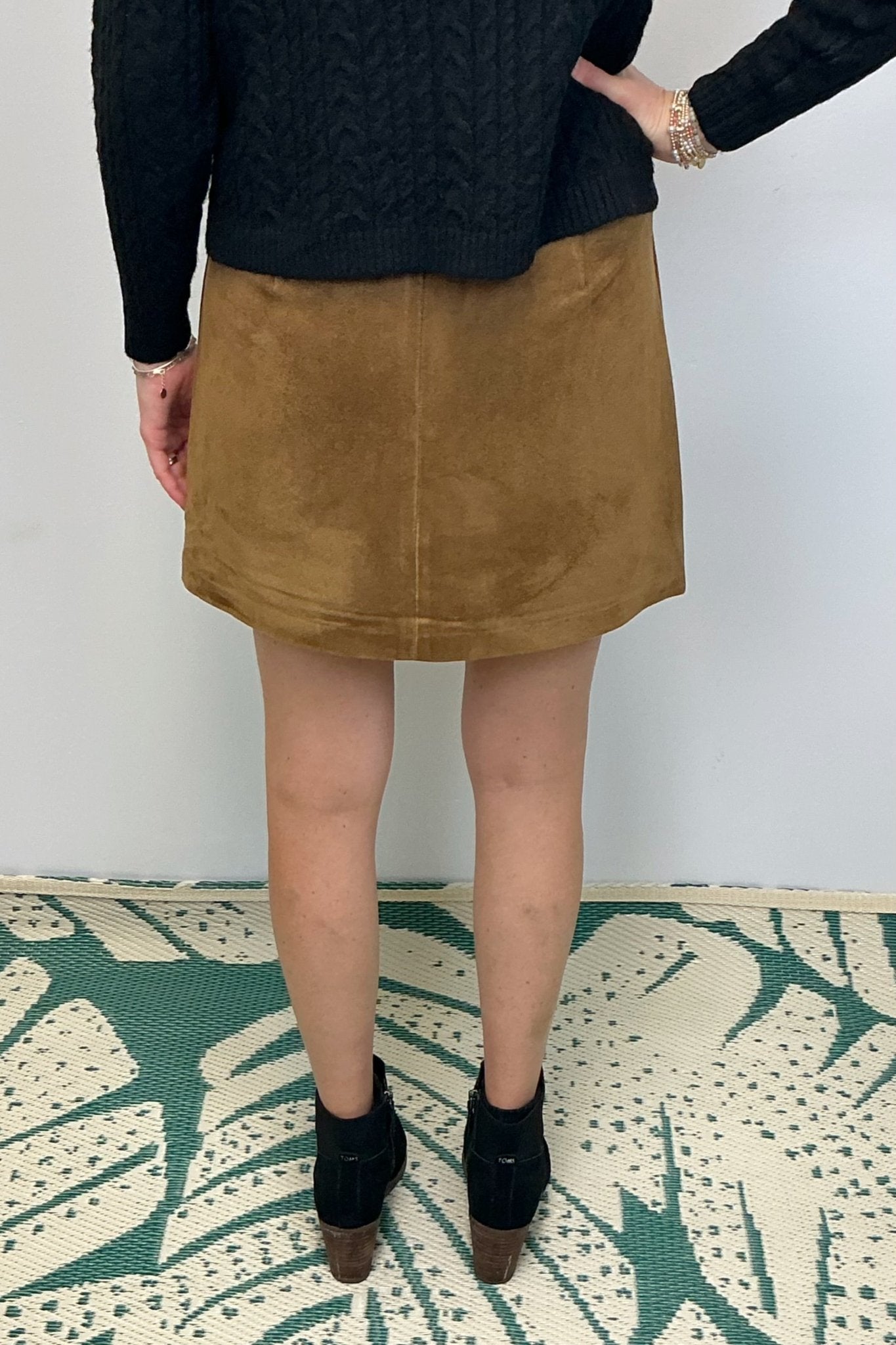 Z Supply Ciera Suede Mini Skirt - Coconut - Z Supply