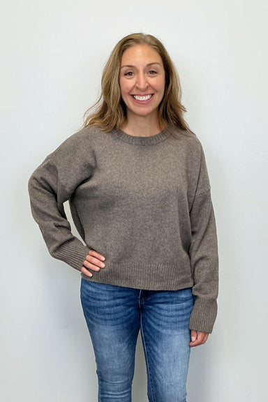 Z Supply Cirrus Cozy Sweater - Burnt Ash Heather - Z Supply