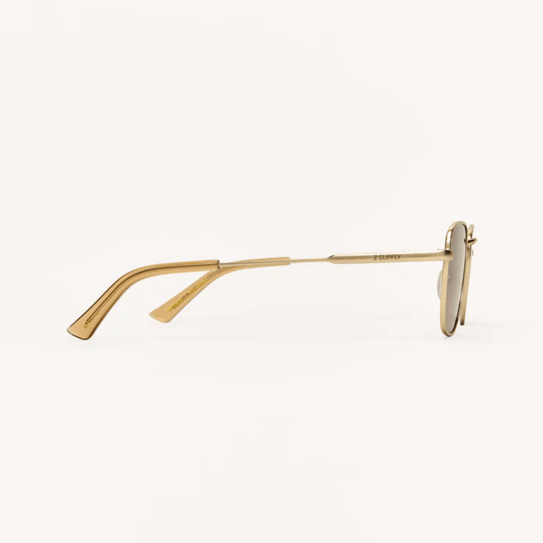 Z Supply Fastlane Sunglasses - Gold/Brown - Z Supply