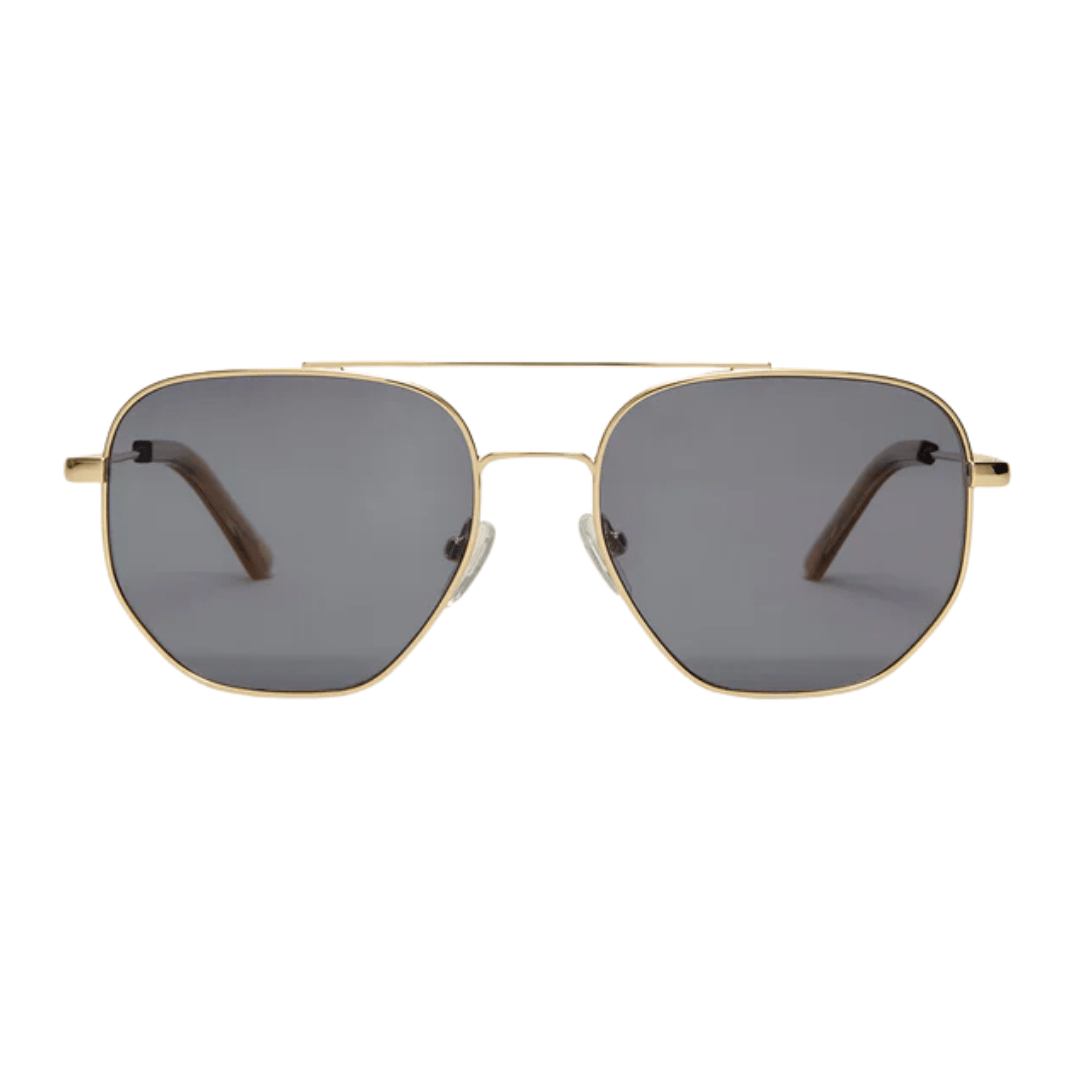 Z Supply Highway Sunglasses - Gold/Grey - Z Supply