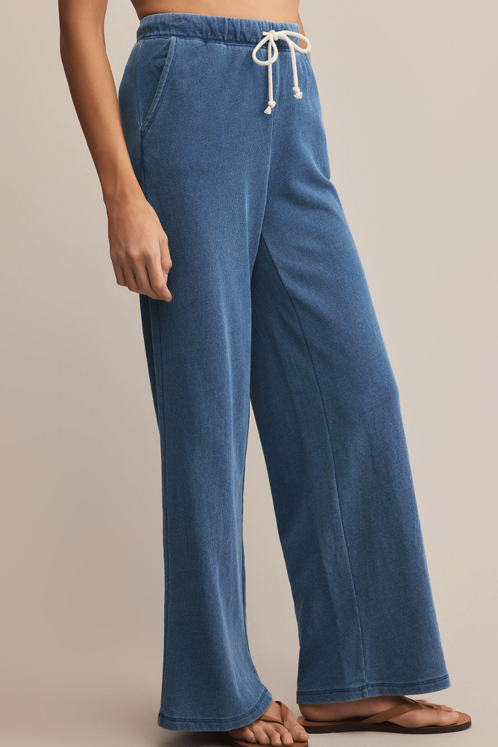 Z Supply Hunter Knit Denim Pant - Vintage Indigo - Z Supply