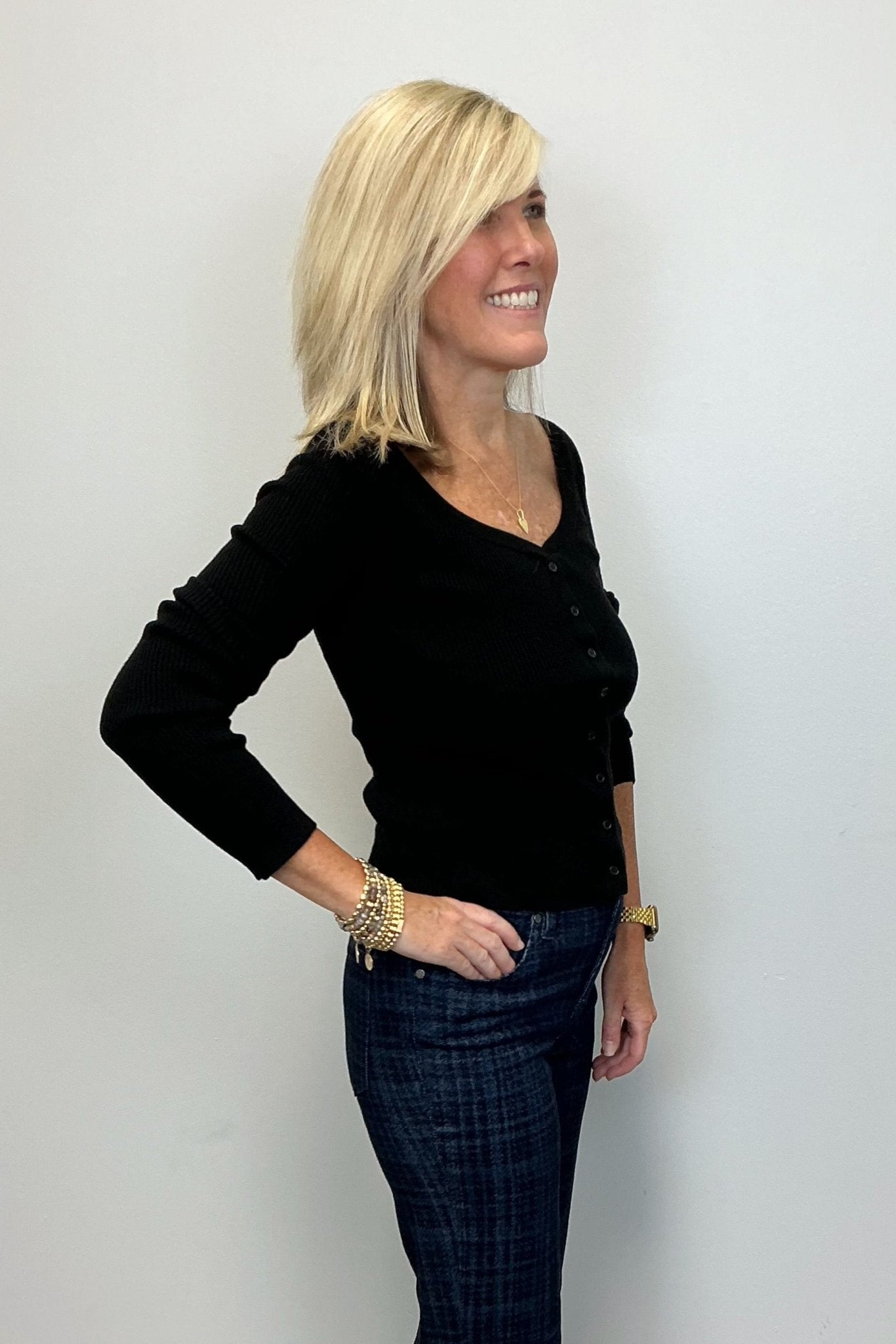 Z Supply Jovy Sweater Top - Black - Z Supply