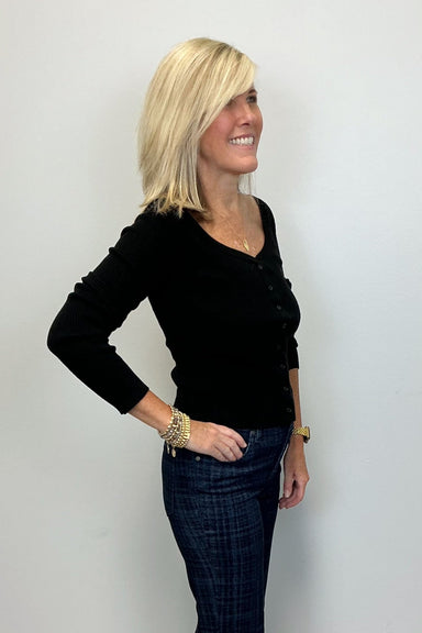 Z Supply Jovy Sweater Top - Black - Z Supply