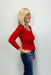 Z Supply Jovy Sweater Top - Festive Red - Z Supply