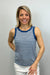 Z Supply Select Striped Tank - Calypso Blue Indigo - Z Supply