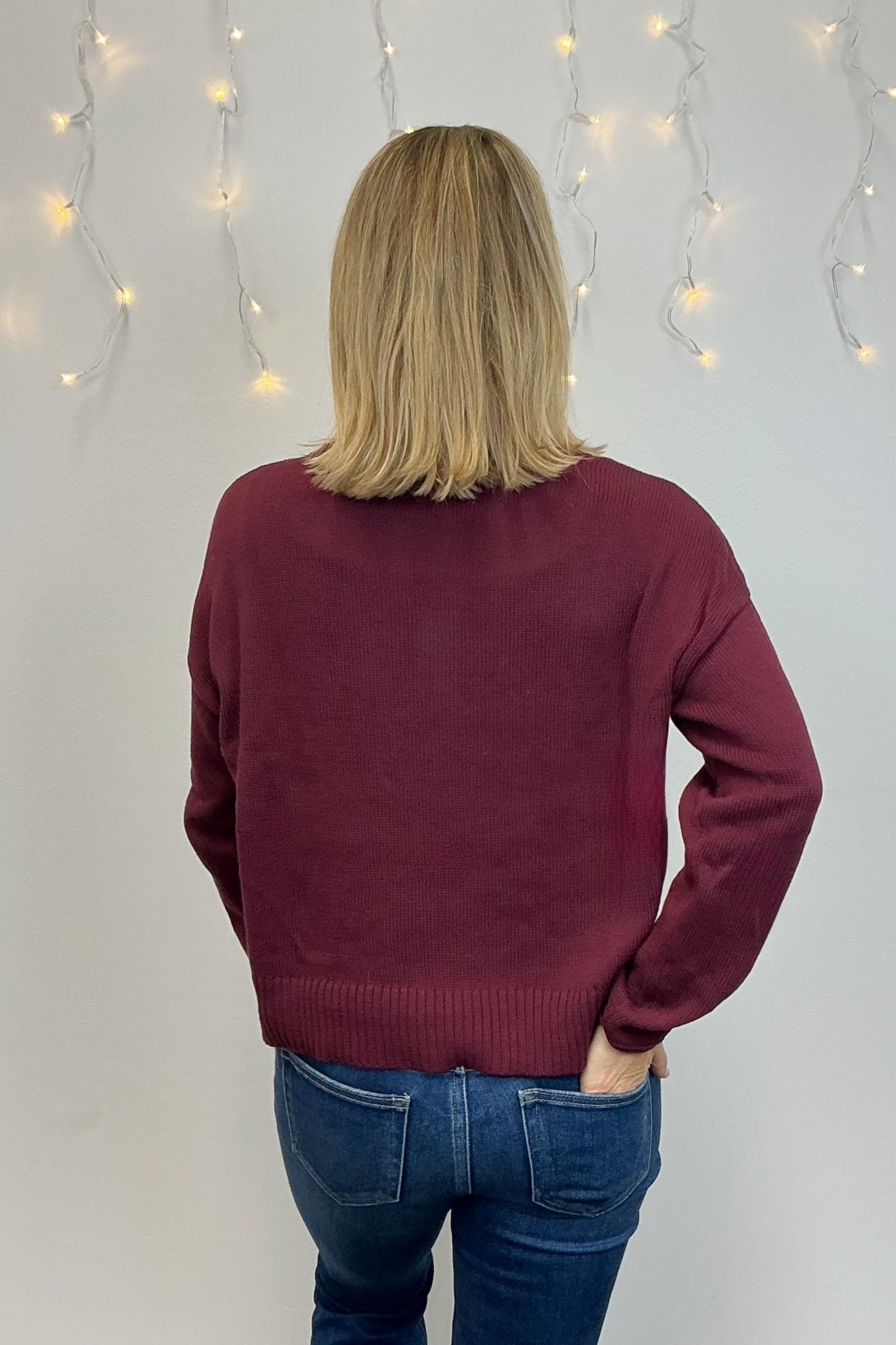 Z Supply Sienna Merry Sweater - Merlot - Z Supply