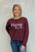 Z Supply Sienna Merry Sweater - Merlot - Z Supply