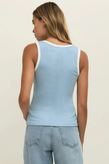 Z Supply Sirena Colorblocked Rib Tank - Coast - Z Supply