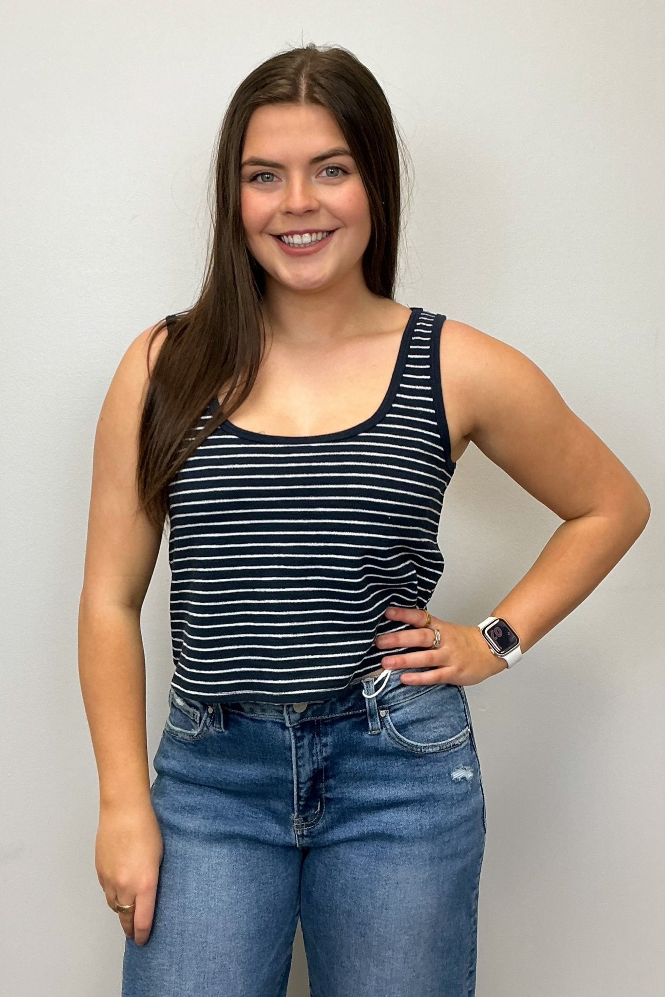 Z Supply Yareli Striped Tank - Eclipse - Z Supply