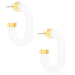 Zenzii Chunky Lucite Hoop Earring - Zenzii