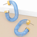 Zenzii Chunky Lucite Hoop Earring - Zenzii