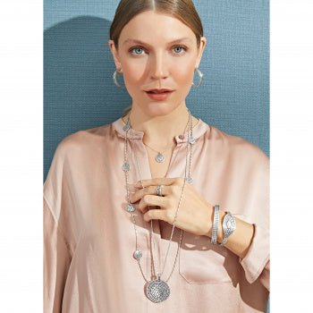 Brighton Pebble Round Hinged Bangle - Brighton