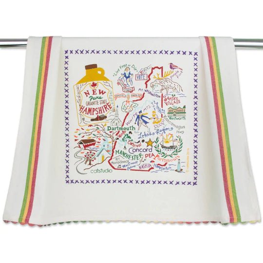 Catstudio Geography Dish Towel - Catstudio Presents