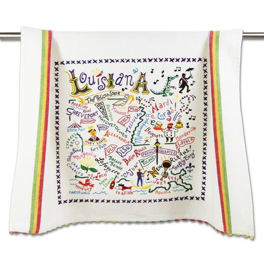 Catstudio Geography Dish Towel - Catstudio Presents