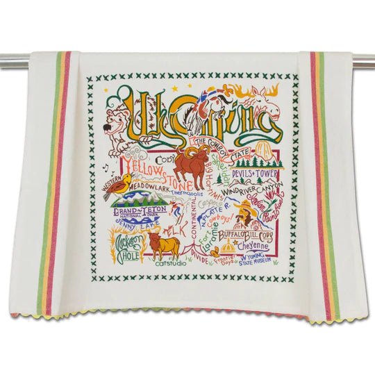 Catstudio Geography Dish Towel - Catstudio Presents
