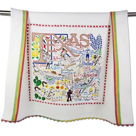 Catstudio Geography Dish Towel - Catstudio Presents