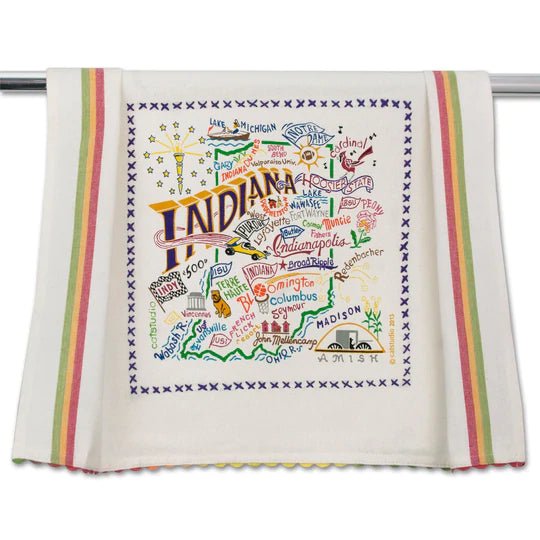 Catstudio Geography Dish Towel - Catstudio Presents