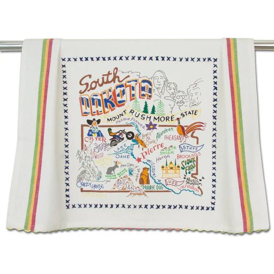 Catstudio Geography Dish Towel - Catstudio Presents
