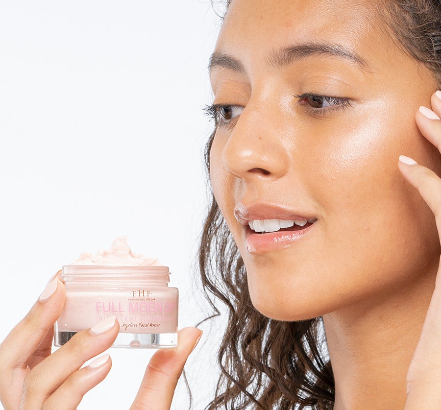Farmhouse Fresh Full Moon Dip Iridescent Facial Mousse Peptides + Retinol - Farmhouse Fresh