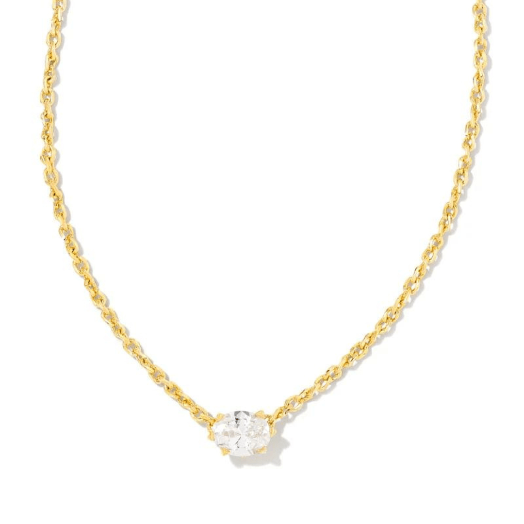 Kendra Scott Cailin Crystal Necklace - Gold - Kendra Scott