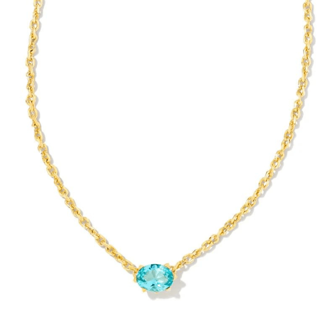 Kendra Scott Cailin Crystal Necklace - Gold - Kendra Scott