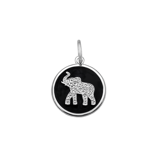 Lola Elephant Pendant - Black - Lola
