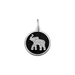 Lola Elephant Pendant - Black - Lola